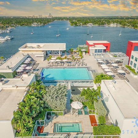 Rooftop Pool & Hot Tub - Gym - Hollywood Beach Kültér fotó