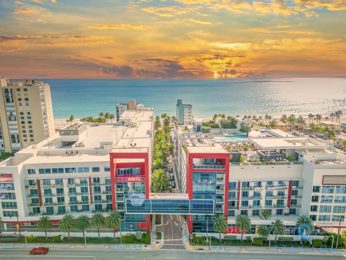 Rooftop Pool & Hot Tub - Gym - Hollywood Beach Kültér fotó