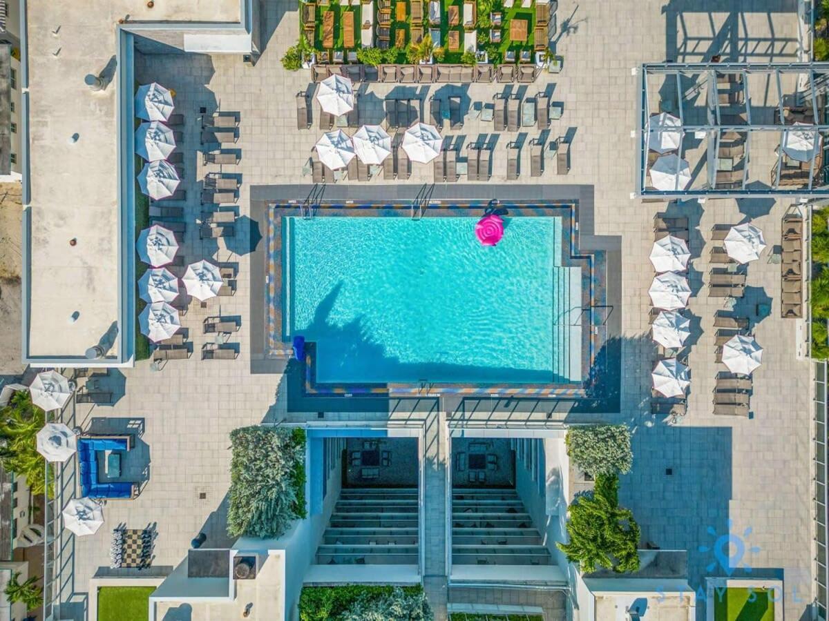 Rooftop Pool & Hot Tub - Gym - Hollywood Beach Kültér fotó