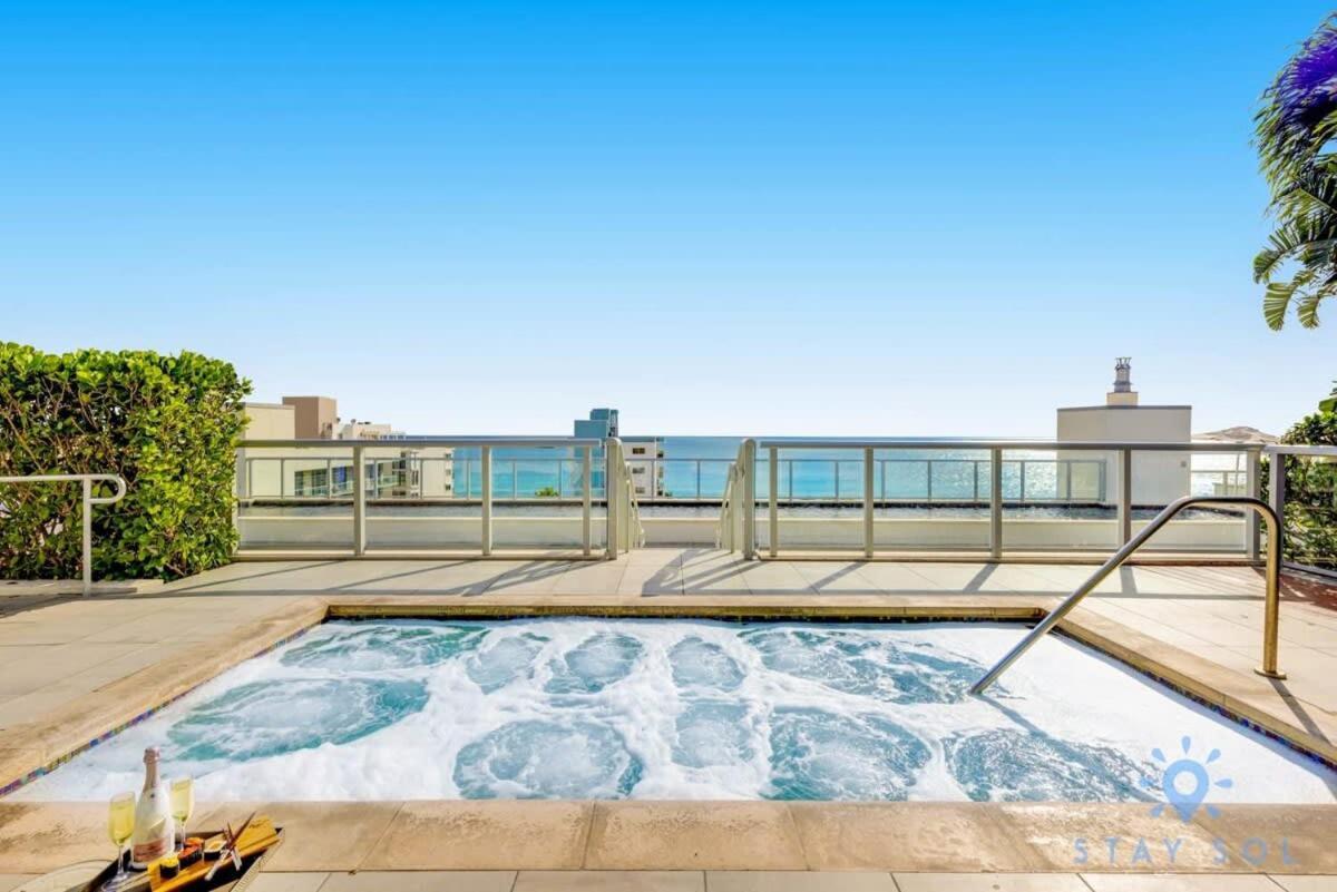 Rooftop Pool & Hot Tub - Gym - Hollywood Beach Kültér fotó